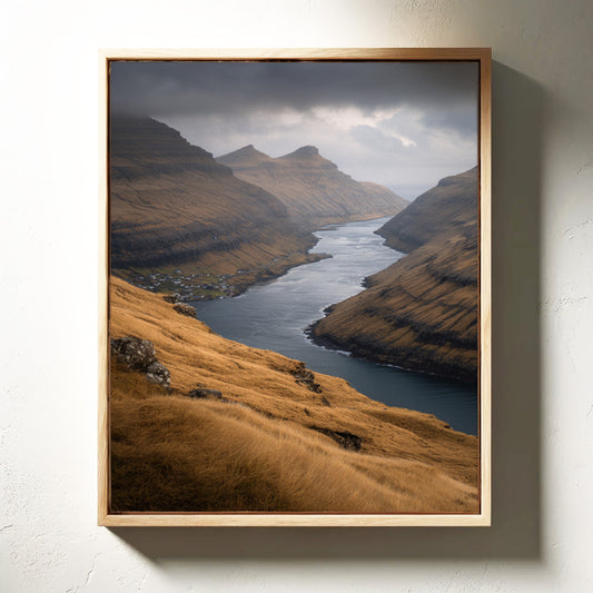 Valleys Carved By Time's Caress