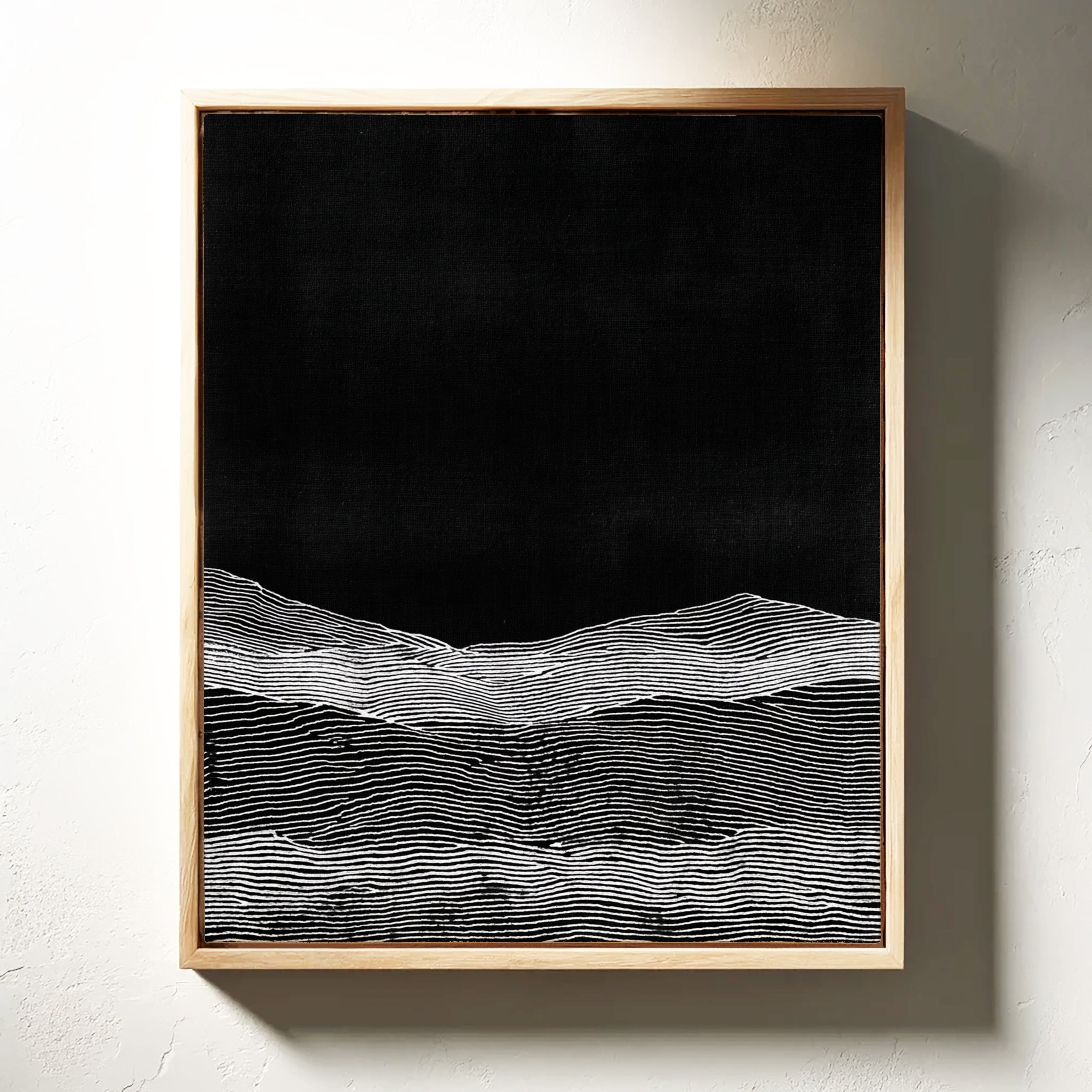 Silent Waves Beneath Midnight Skies