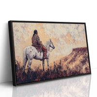 Twilight Scout Above Painted Mesa