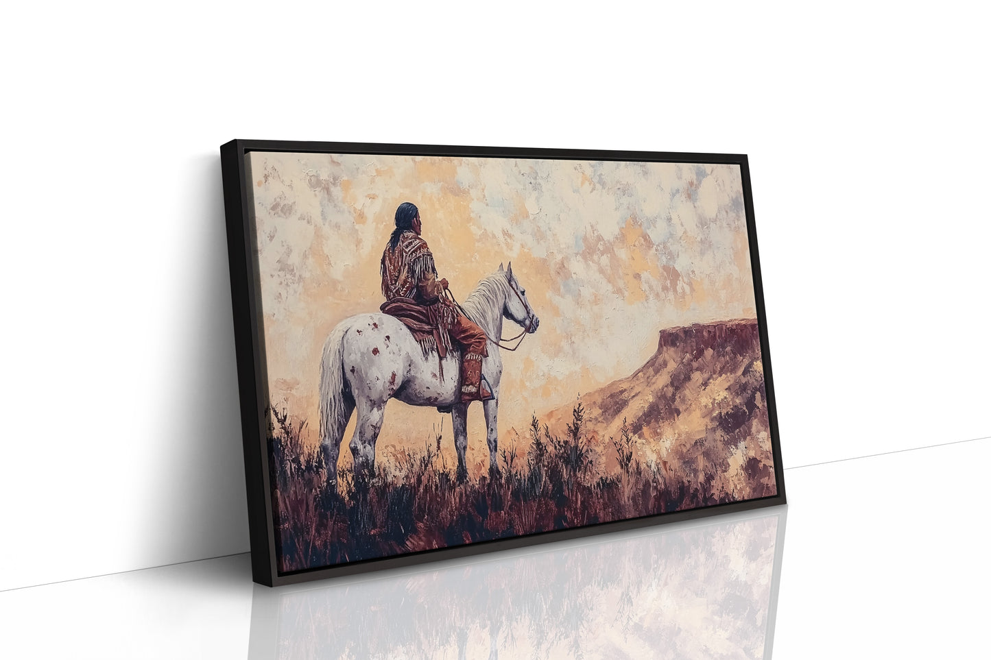 Twilight Scout Above Painted Mesa