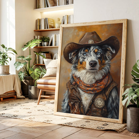 Australian Shepard Sheriff of the Painted Plains