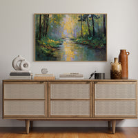 Sunlit Stream Carries Golden Dreams