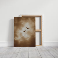 Twilight Hunters Cross Sepia Skies