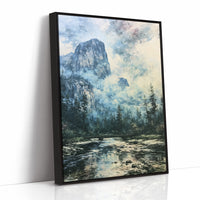 Granite Peaks Through Morning Mist