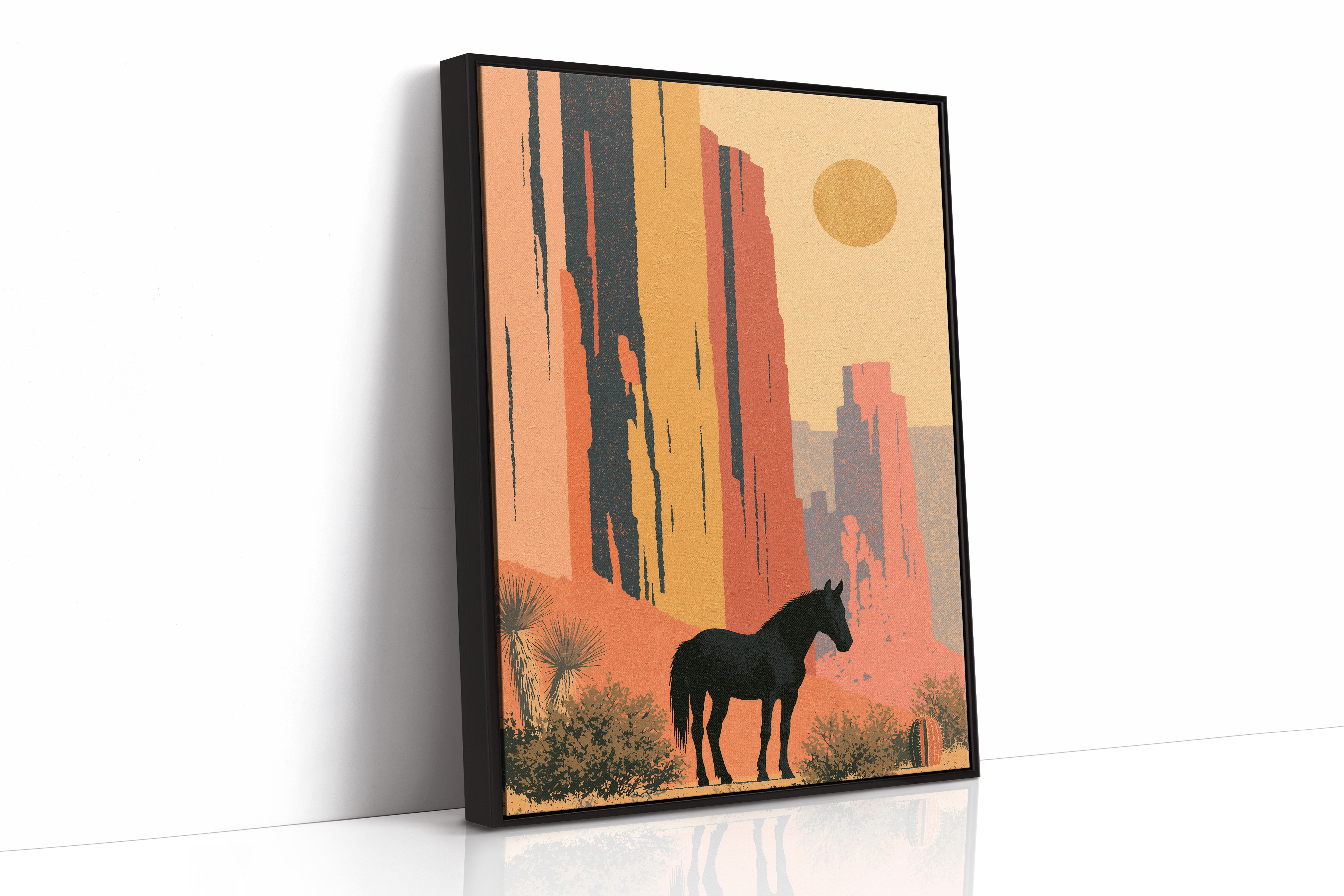 Lone Horse, Striped Mesa Standoff
