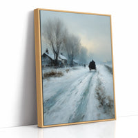 Carriage on the Frozen Road
