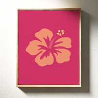Coral Petals Dance Through Fuchsia