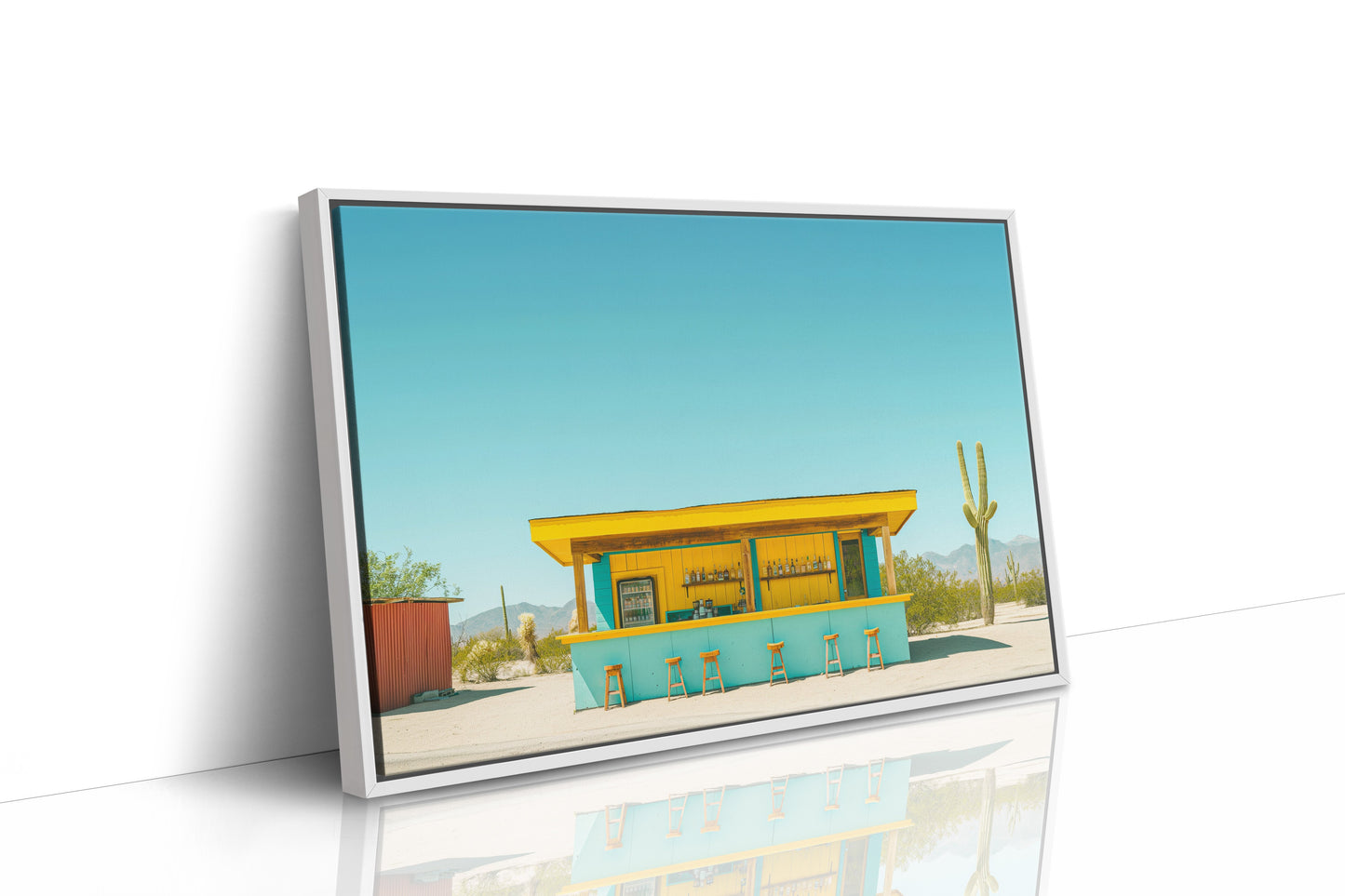 Turquoise Oasis Waits For Travelers