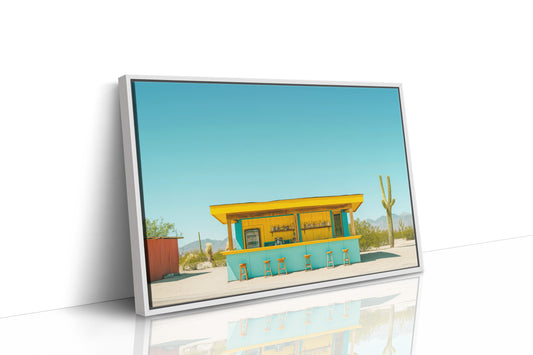 Turquoise Oasis Waits For Travelers