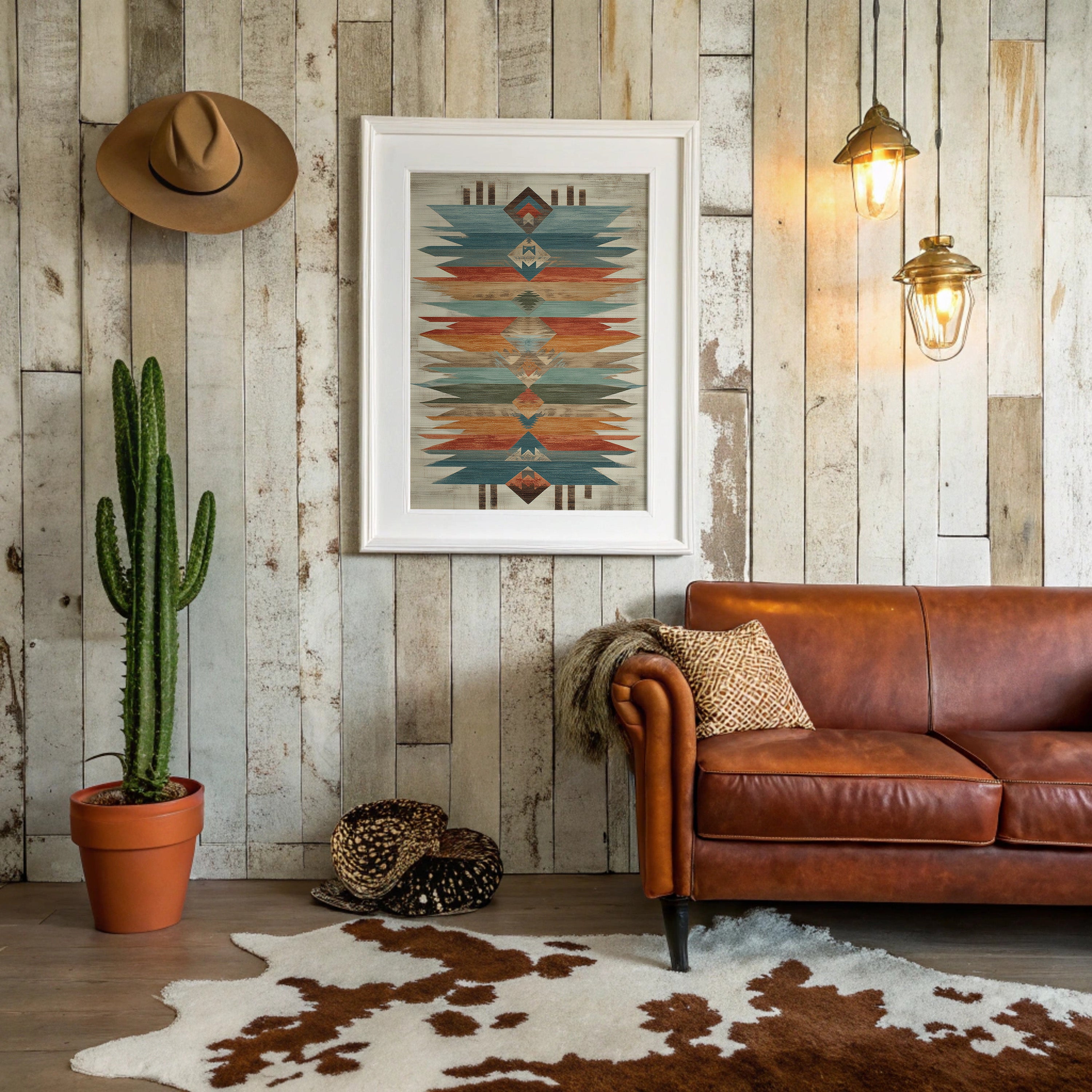 Ancient Stories Painted In Turquoise