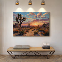 Sunset Ignites Joshua Tree's Soul