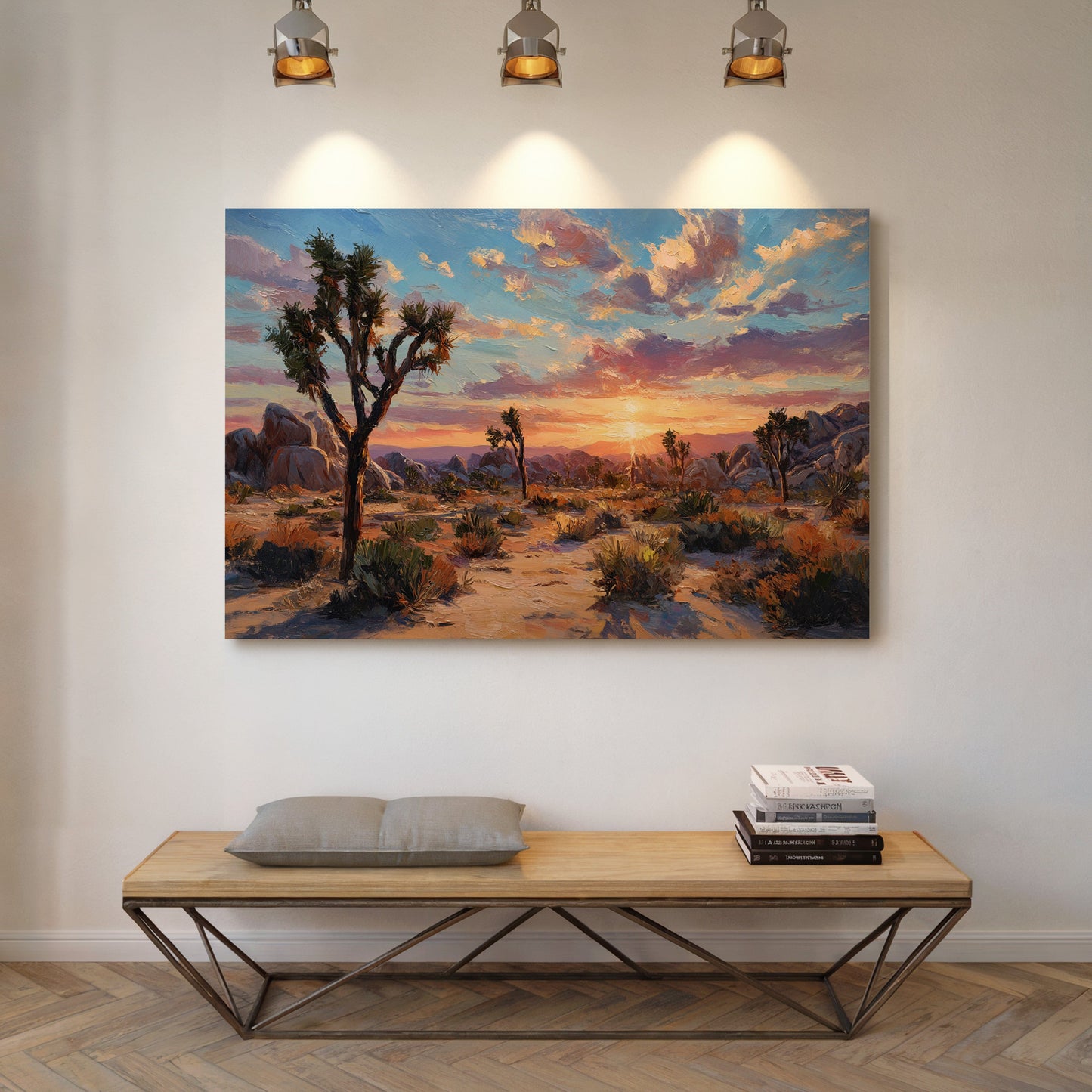 Sunset Ignites Joshua Tree's Soul