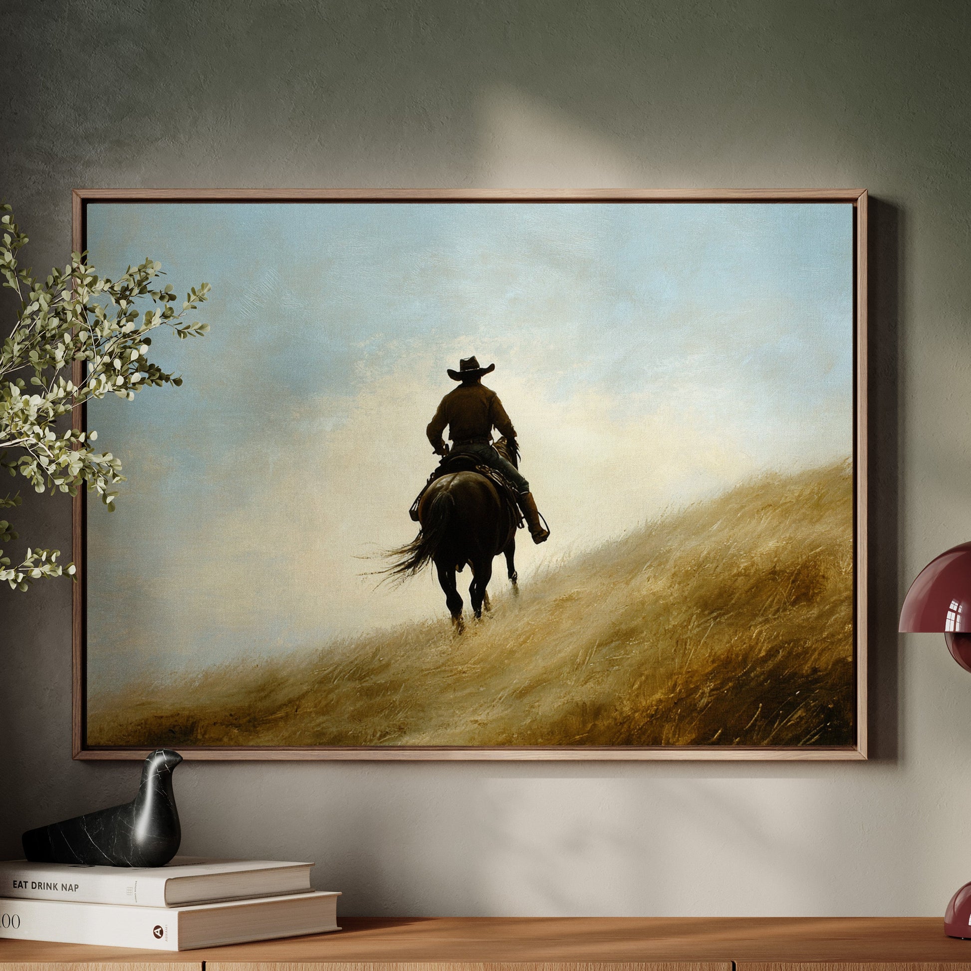 Rider Toward the Sky