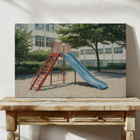 Empty Playground Holds Summer Memories