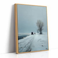 Alone on the Winter Plain