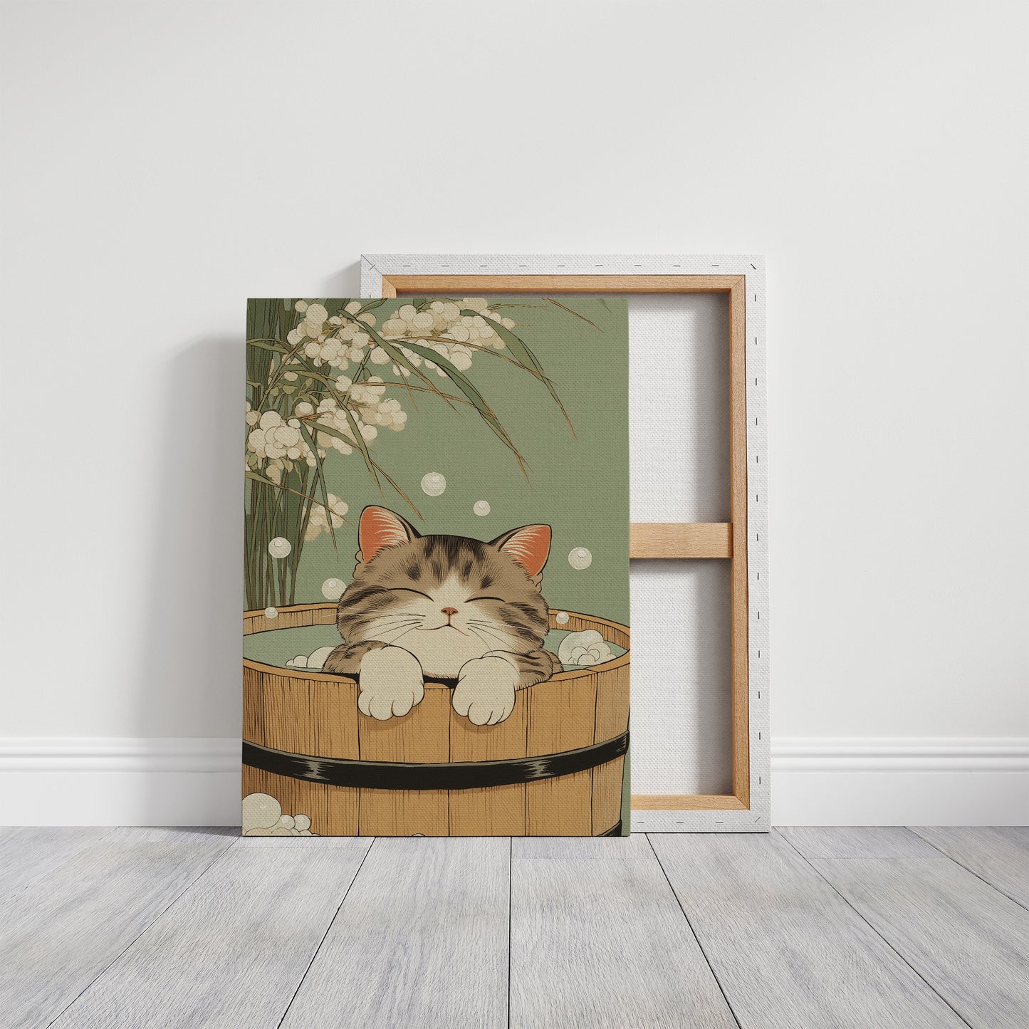 Kitten's Bamboo Bath Sanctuary Dreams