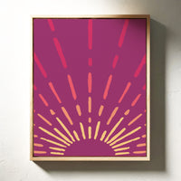 Magenta Skies Break Into Gold