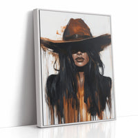 Midnight Dust – Western Cowgirl Wall Art
