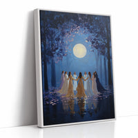 Moonlit Circle Of Ancient Ritual