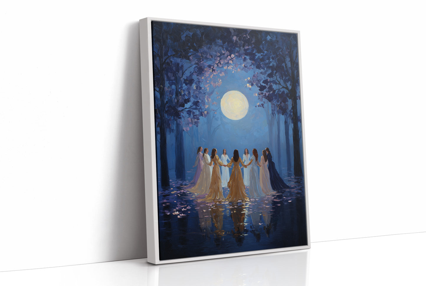 Moonlit Circle Of Ancient Ritual