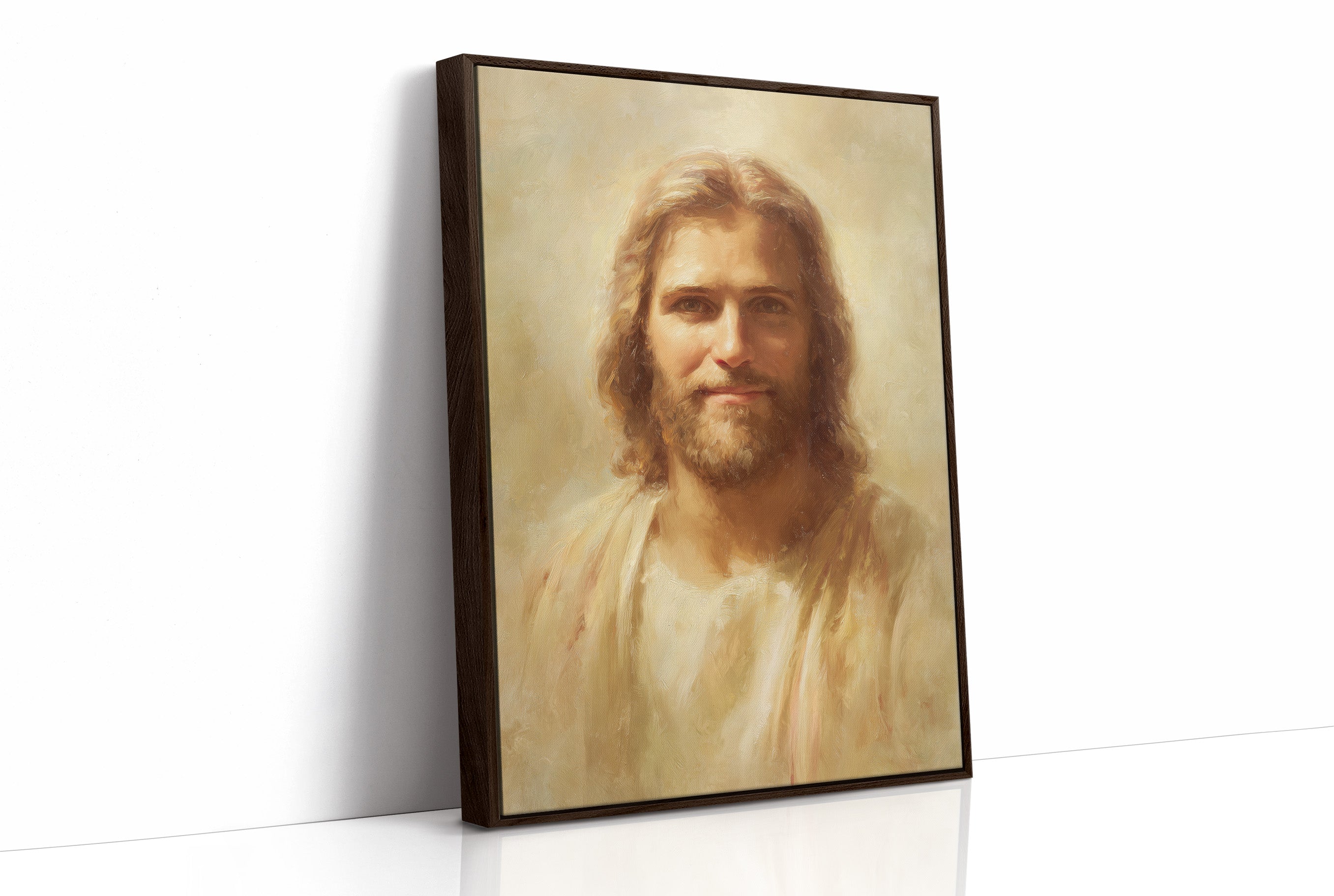 Divine Radiance Captured In Brushstrokes
