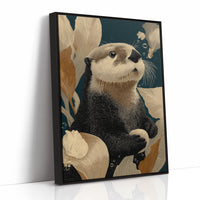 Sea Otter Among the Kelp