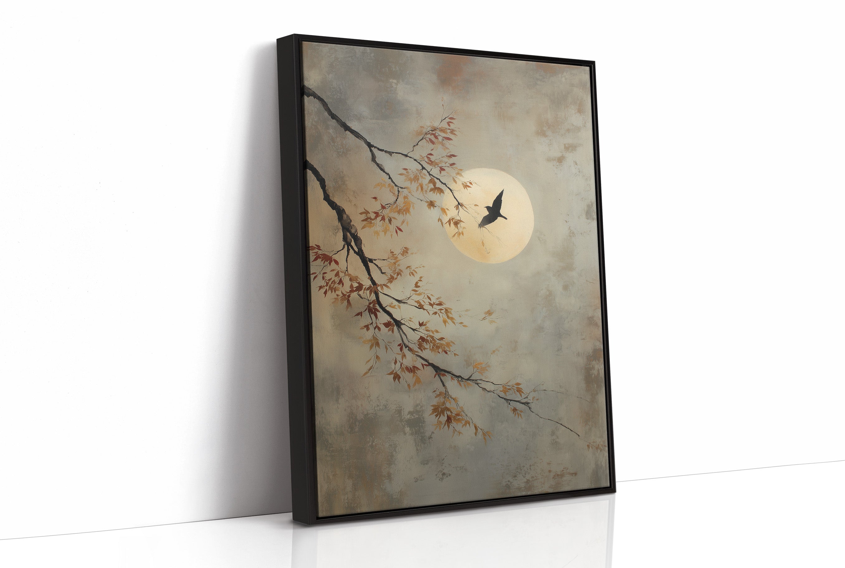 Moonlit Branch Guides Night's Journey