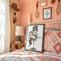 Saloon Belle Cocktail Hour - Vintage Pin-Up Cowgirl