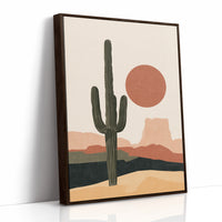 Minimalist Desert Sun Print