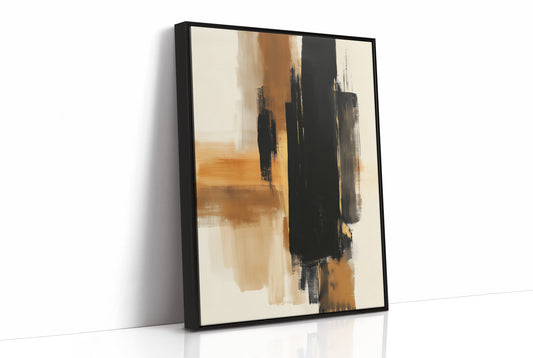 Brushstrokes Dance In Golden Light