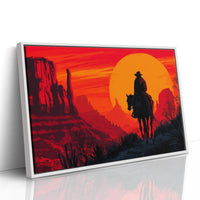 Sunset Rides Through Canyon Fire