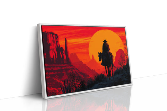 Sunset Rides Through Canyon Fire