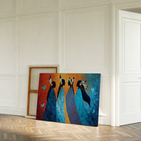 Blue Spirits Dance With Butterflies