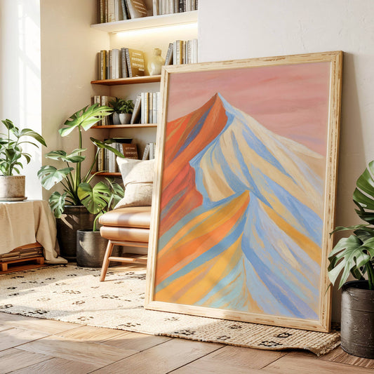 Morning Light Paints Mountain Ribbons