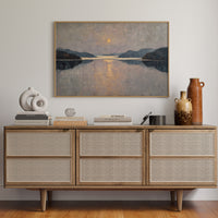 Moonlight Traces The Lake's Memory