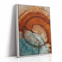 Rings of Time in Ember and Teal