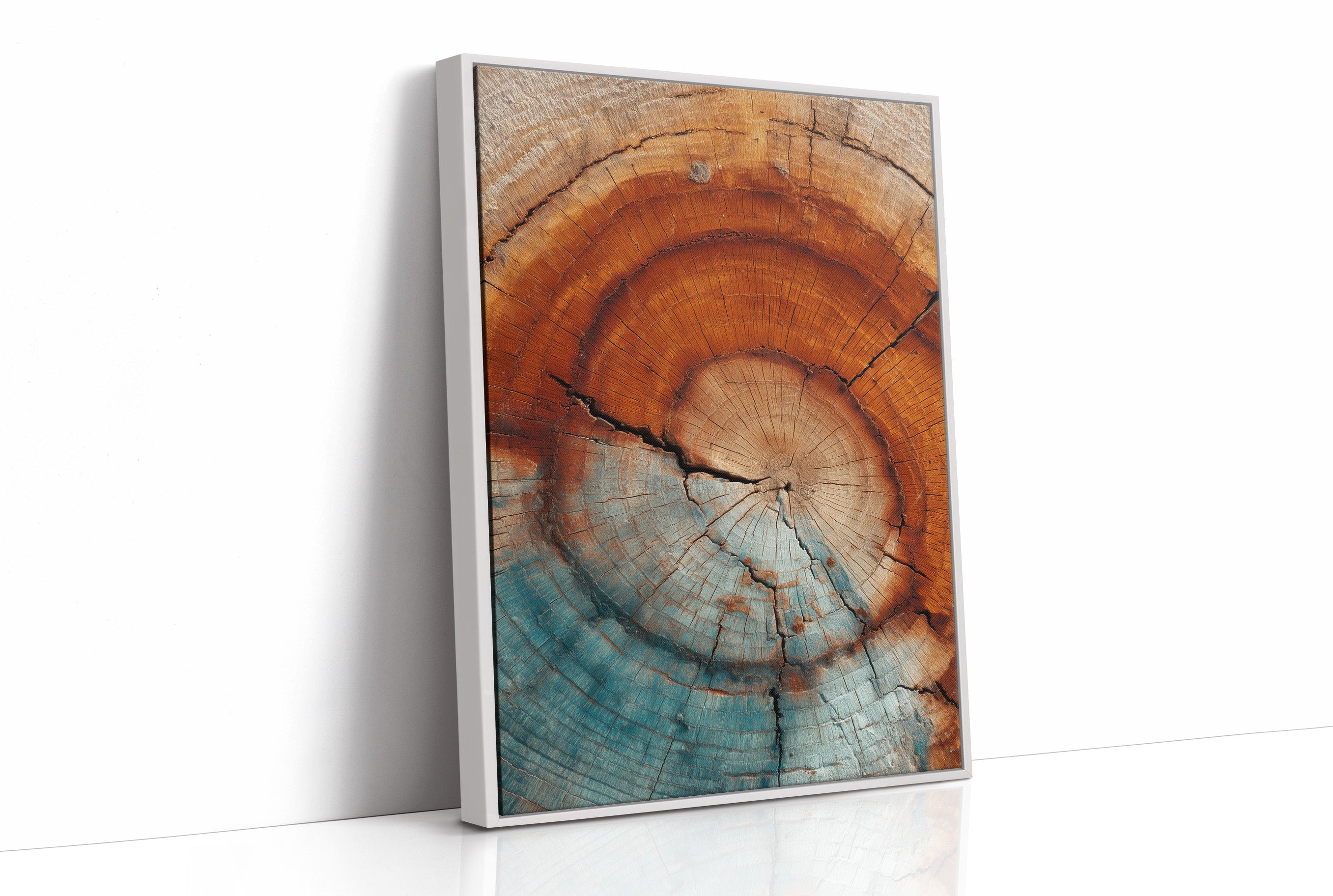Rings of Time in Ember and Teal