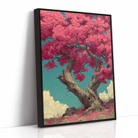 Blossoms Against a Teal Sky
