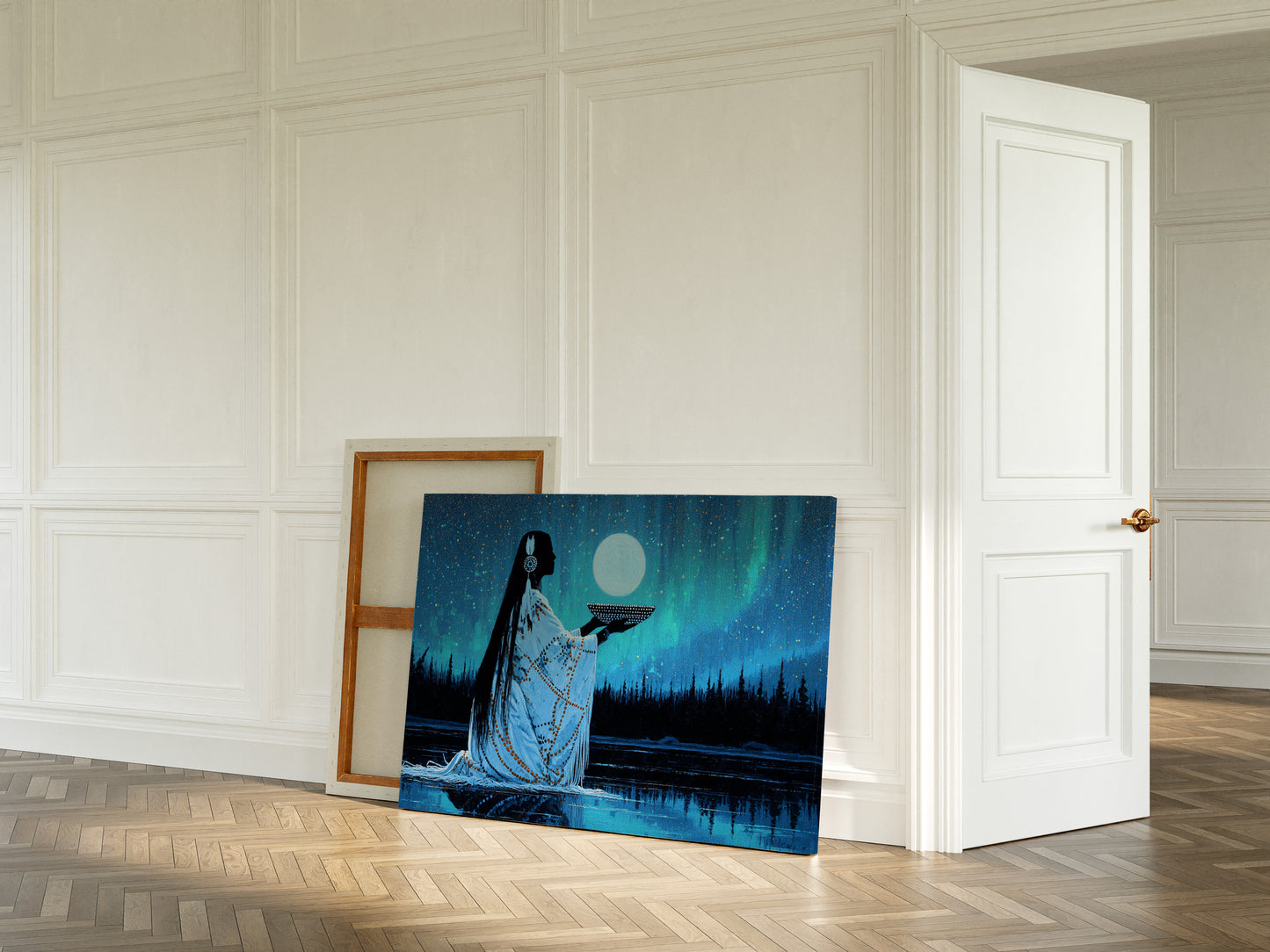 Sacred Waters Hold The Moon