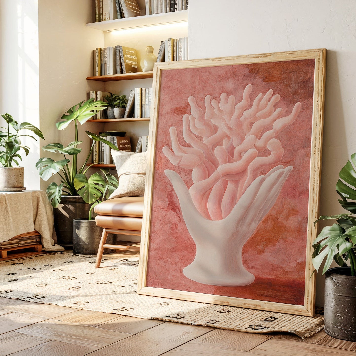 Coral Dreams In Porcelain Light