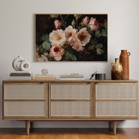 Blush Petals Dance In Lamplight