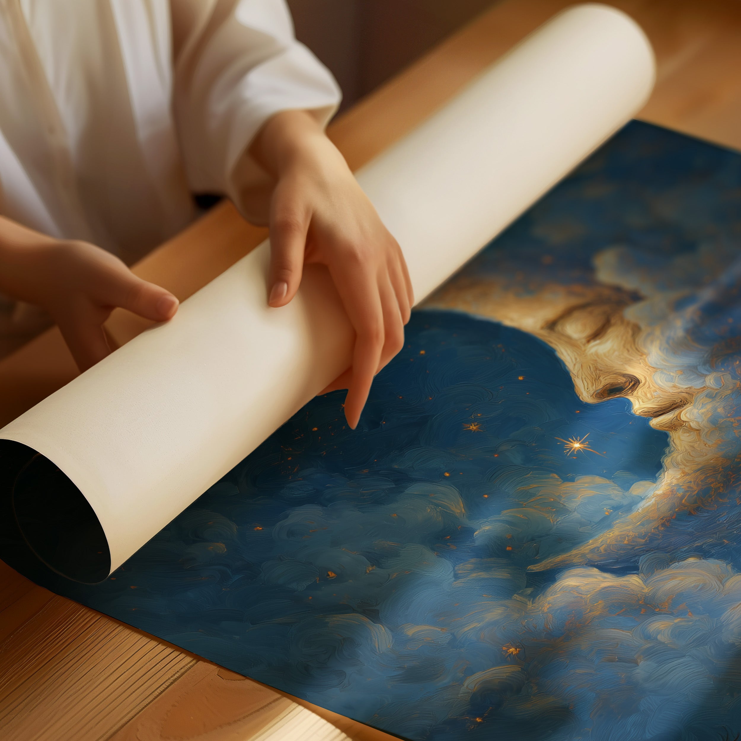 Crescent Dreams Among Midnight Stars