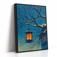 Winter Lantern in the Snow