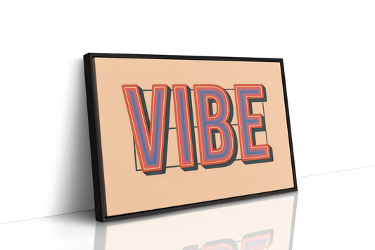 Retro VIBE Gradient Typography