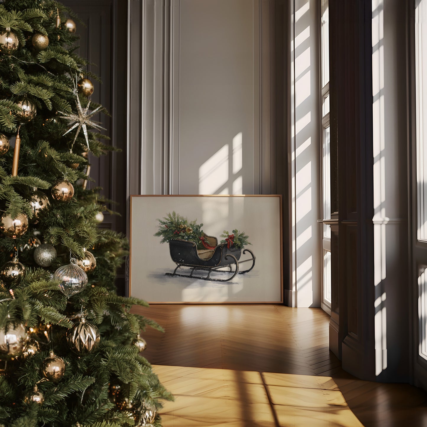 Winter's Sleigh Awaits First Snow