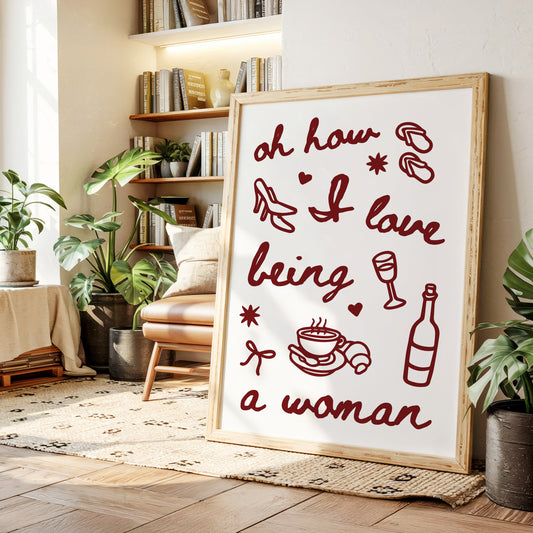 Sweet Moments In Burgundy Lines