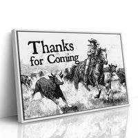 Cattle Drive's Bold Welcome