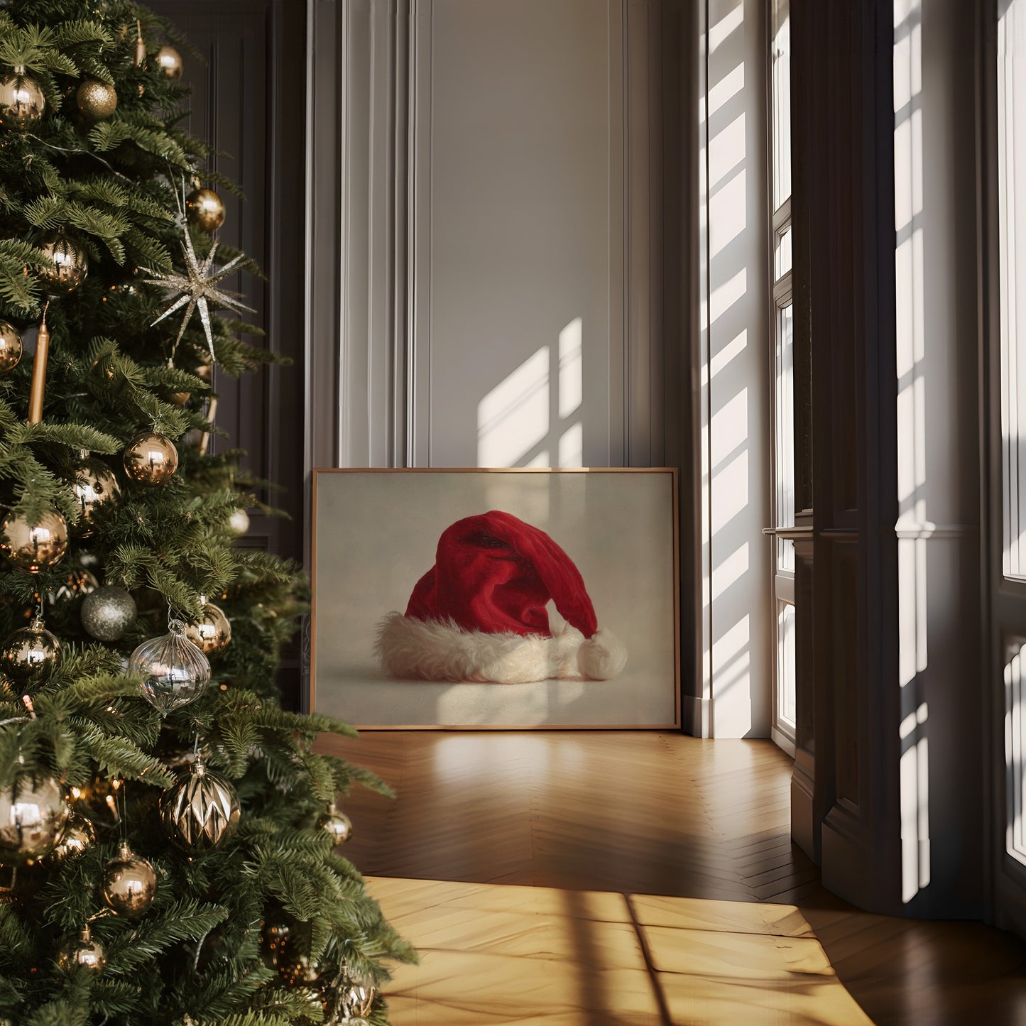 Santa's Hat Rests Between Adventures