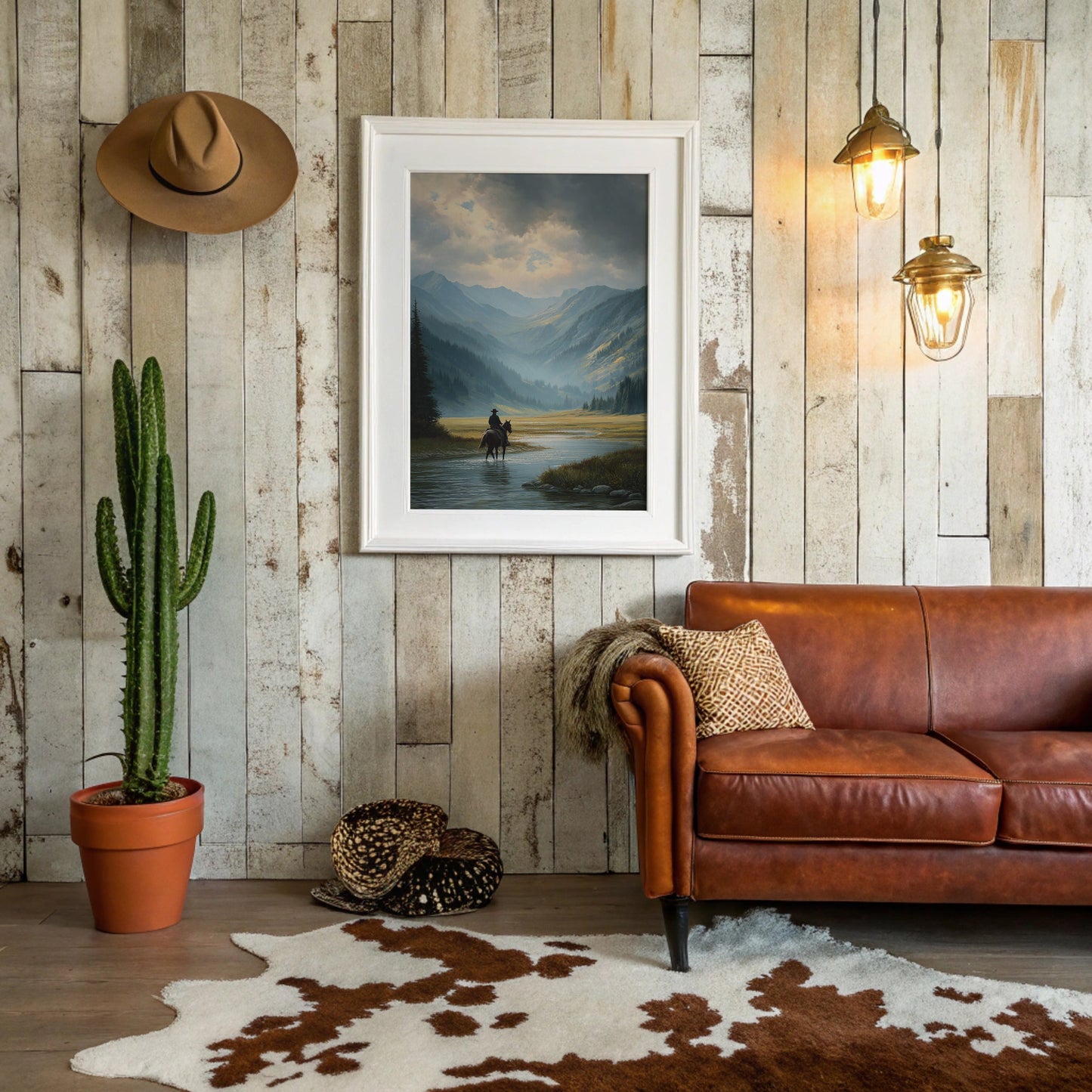 Crossing Waters Under Mountain Light