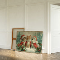 Holiday Kittens Share Winter Magic